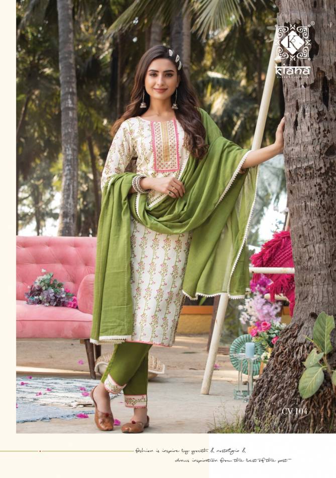 Kiana Cotton Vibes New Exclusive Wear Cotton Designer Ready Made Collection